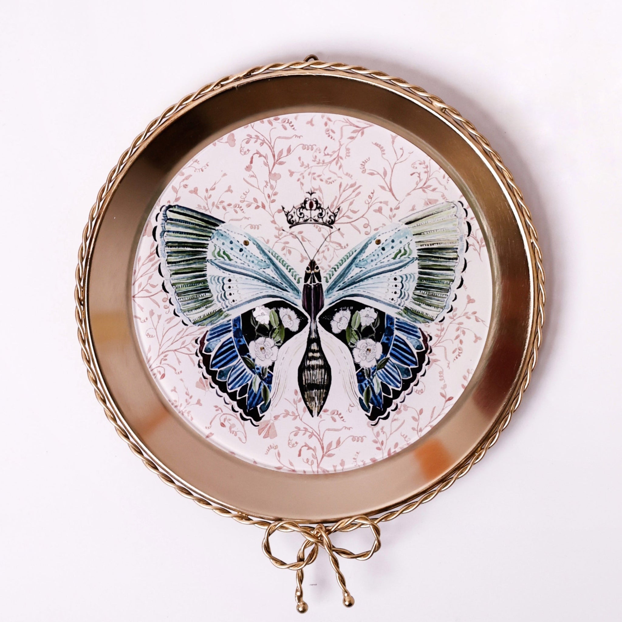 Butterfly Metal Wall Plate