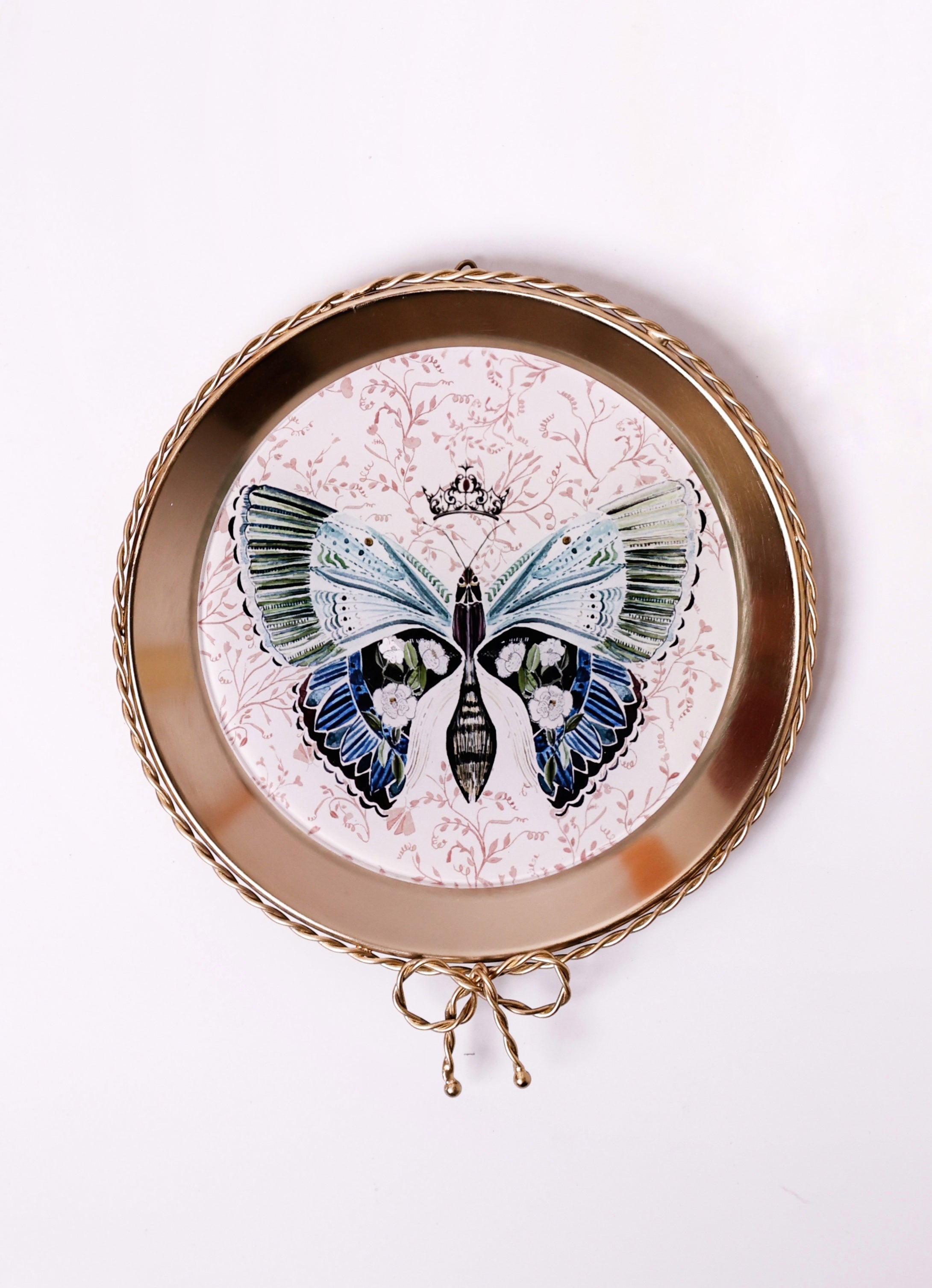 Butterfly Metal Wall Plate