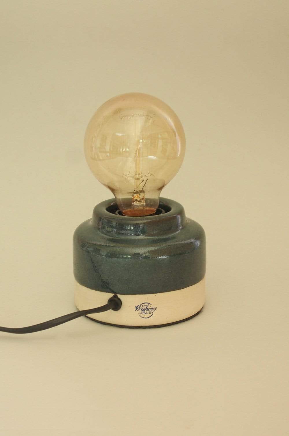 Dalia Ceramic Desk Lamp With Edison Bulb