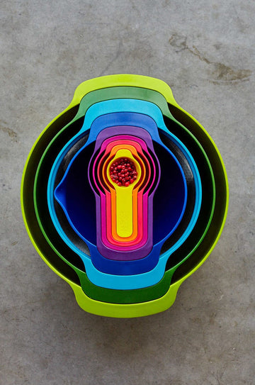 Joseph Joseph Nest 9 Plus Bowl Set - Multi Colour