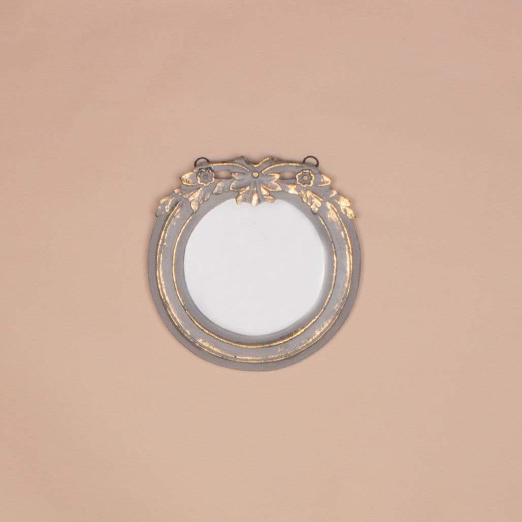 Magnolia Wall Mirror / Grey