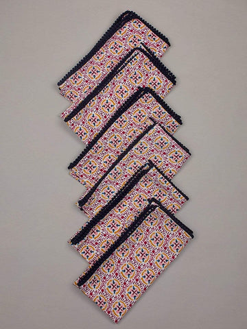 Poppy Petals Napkin- Set Of 6