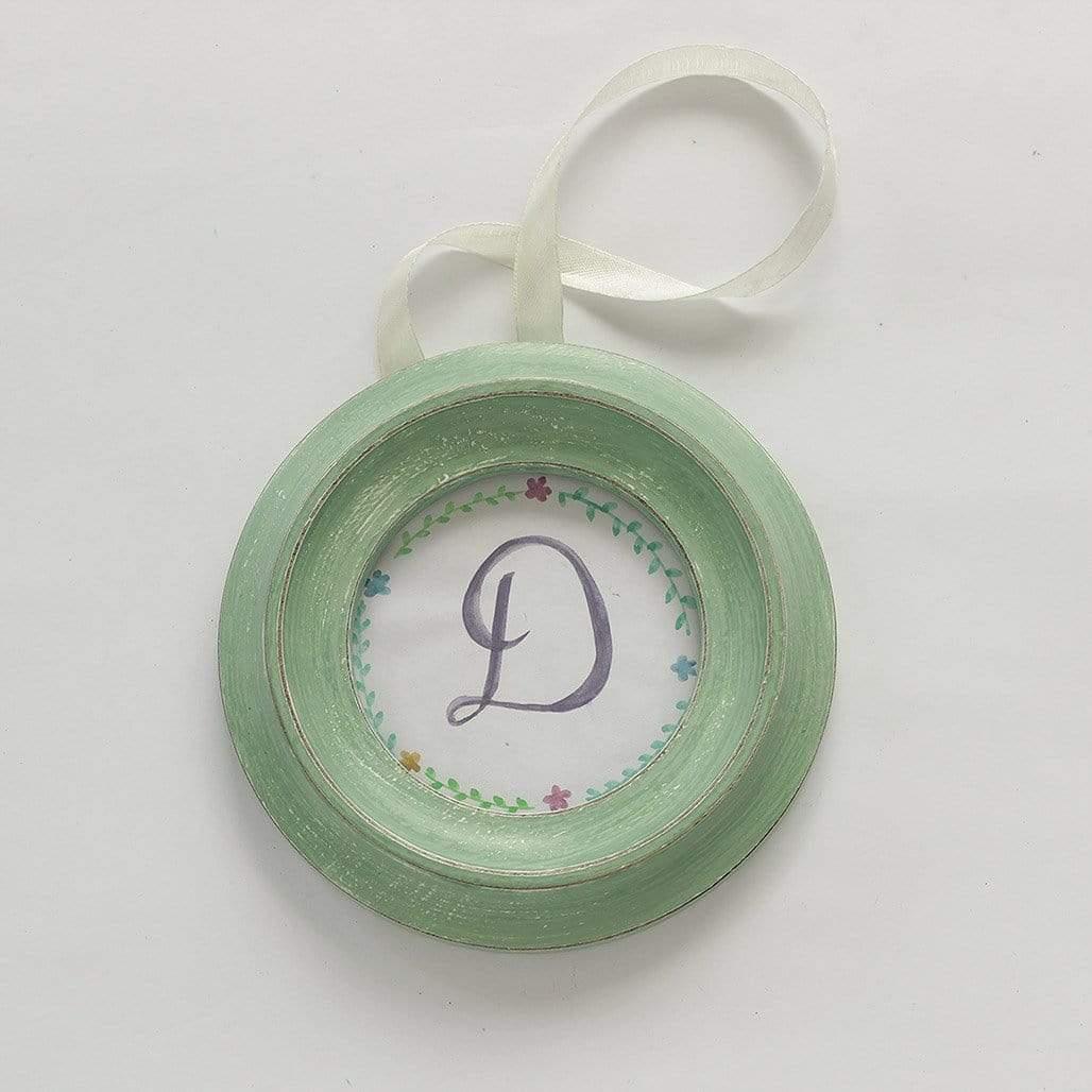 Triad Hanging Photoframe - Round / Spring Green