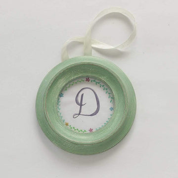 Triad Hanging Photoframe - Round / Spring Green