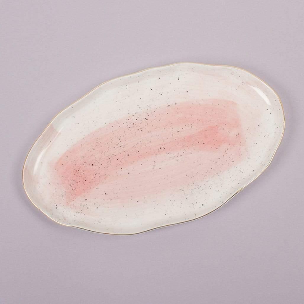 Watercolor Magic Platter - Blossom Pink