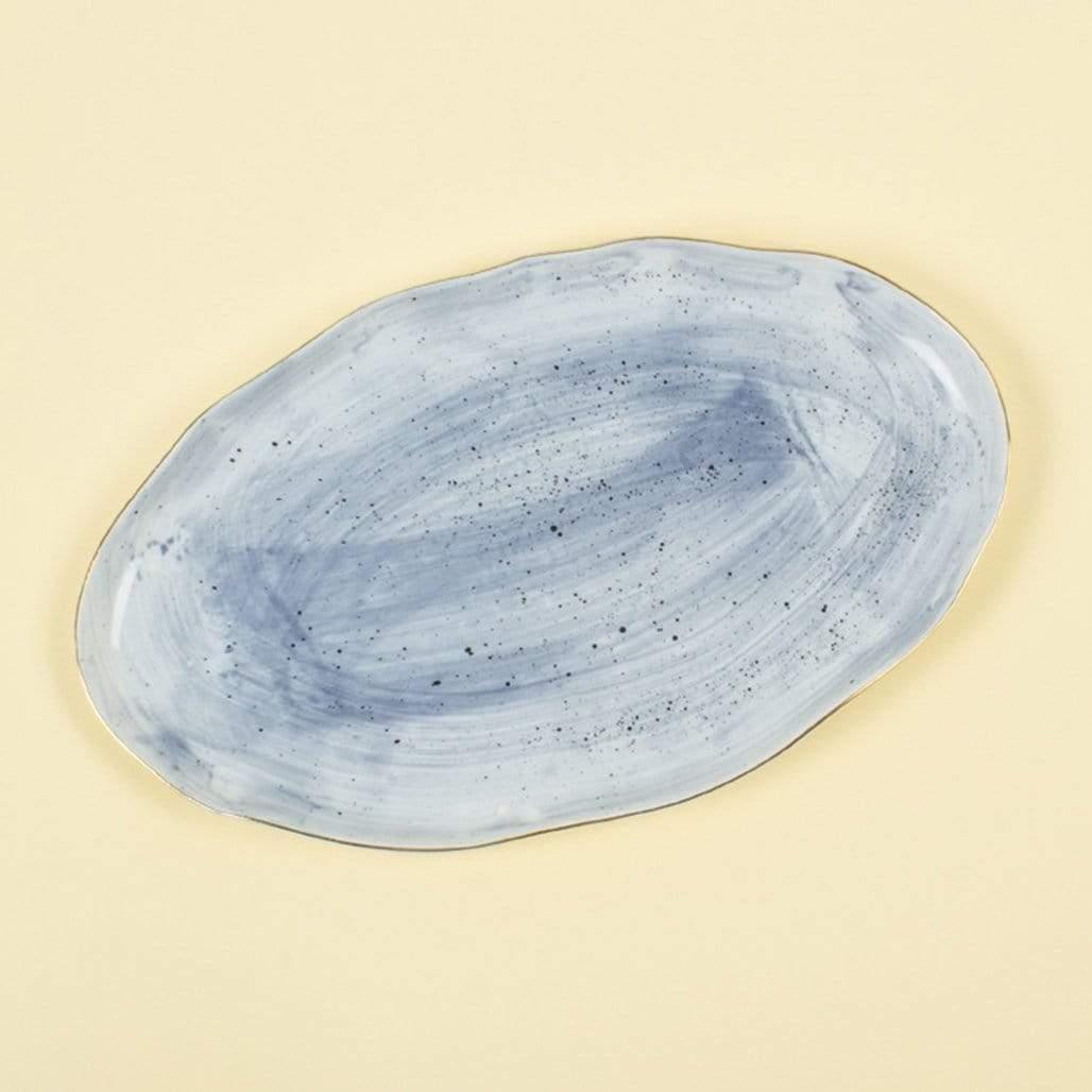 Watercolor Magic Platter - Cerrulean Blue
