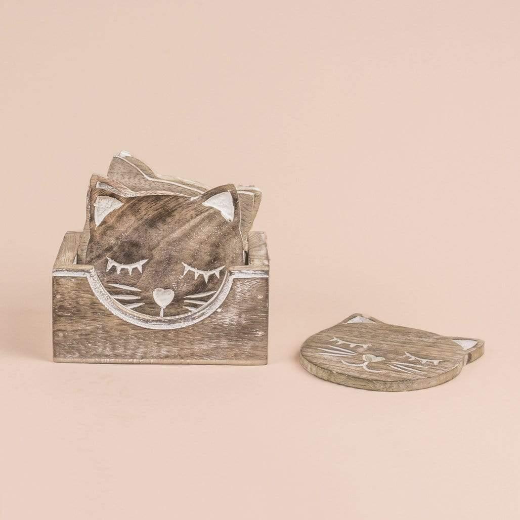 Whiskers Coasters - Set Of 6