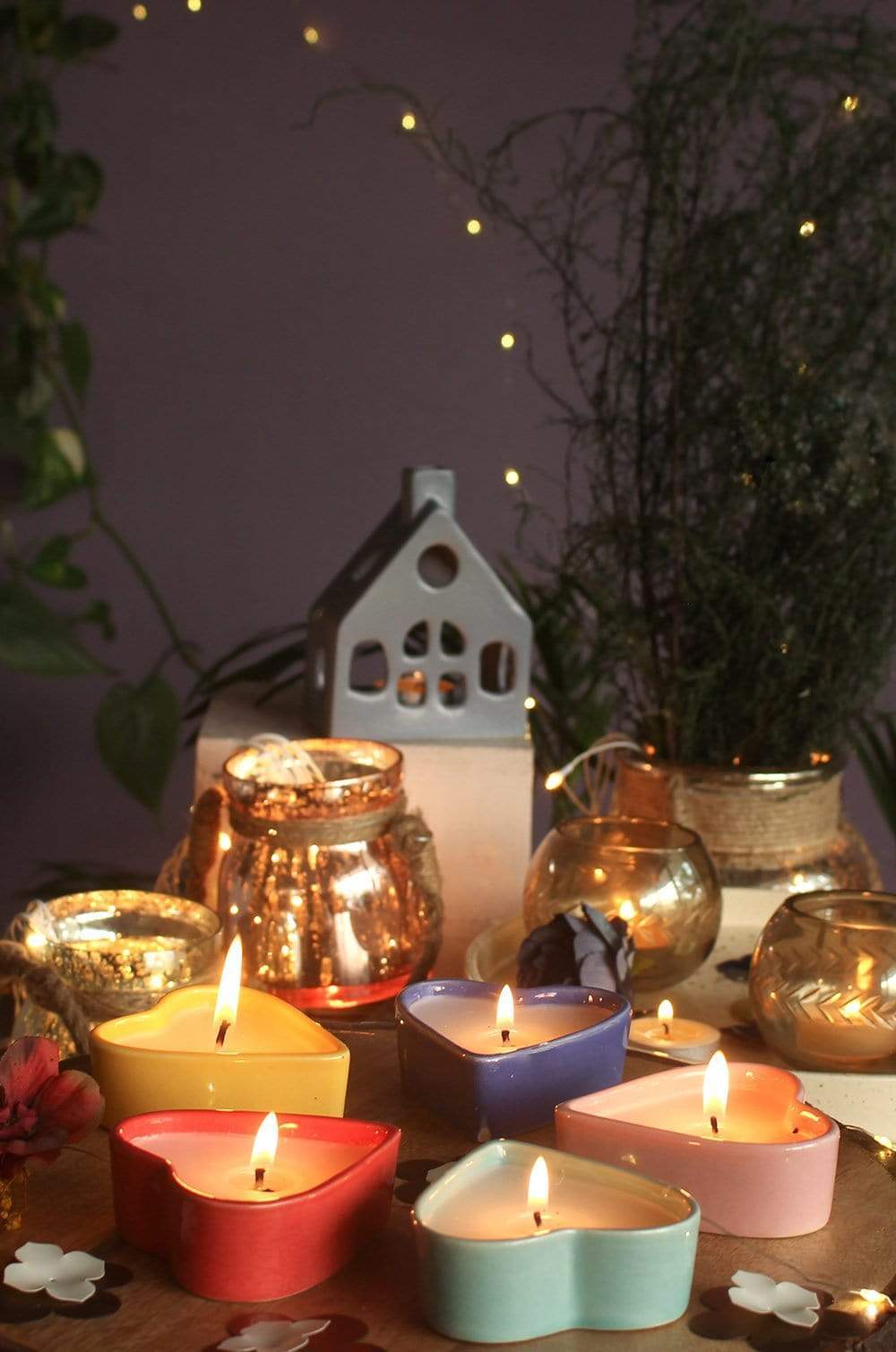 Wild Heart Diyas - Set of 5