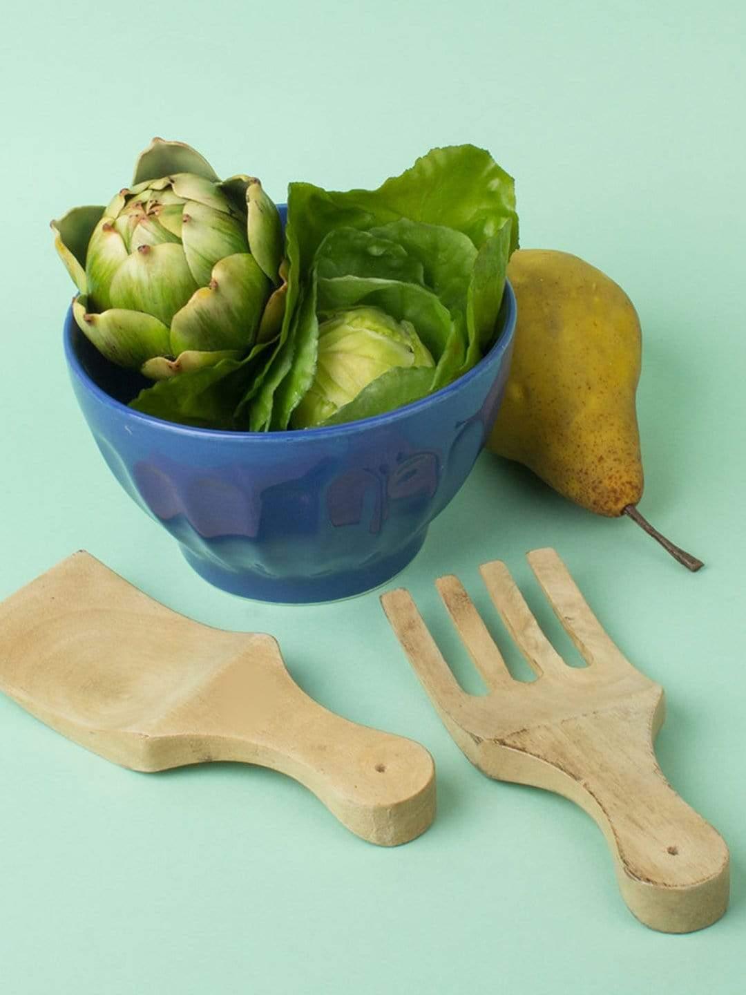 Wooden Salad Server - Set Of 2