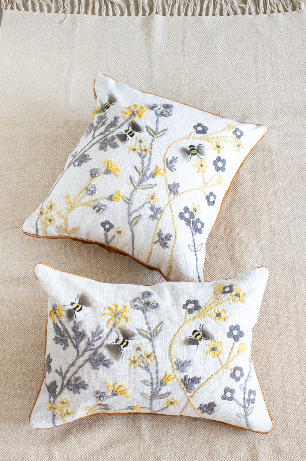 Zoya Embroidered Cushion Cover