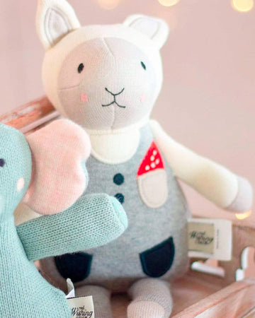Biggles Knitted Cotton Toy