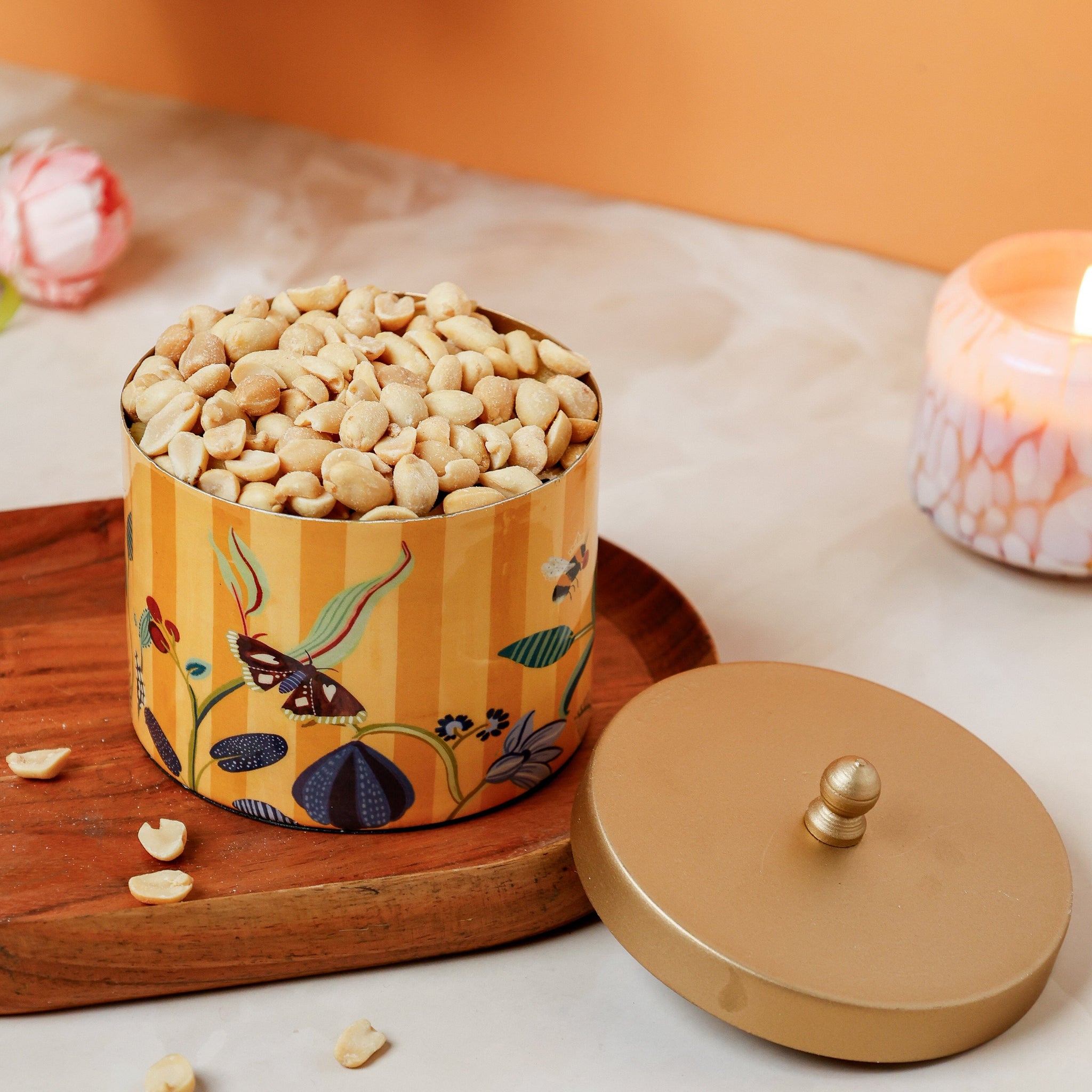 Bloom Room Metal Canister - Yellow