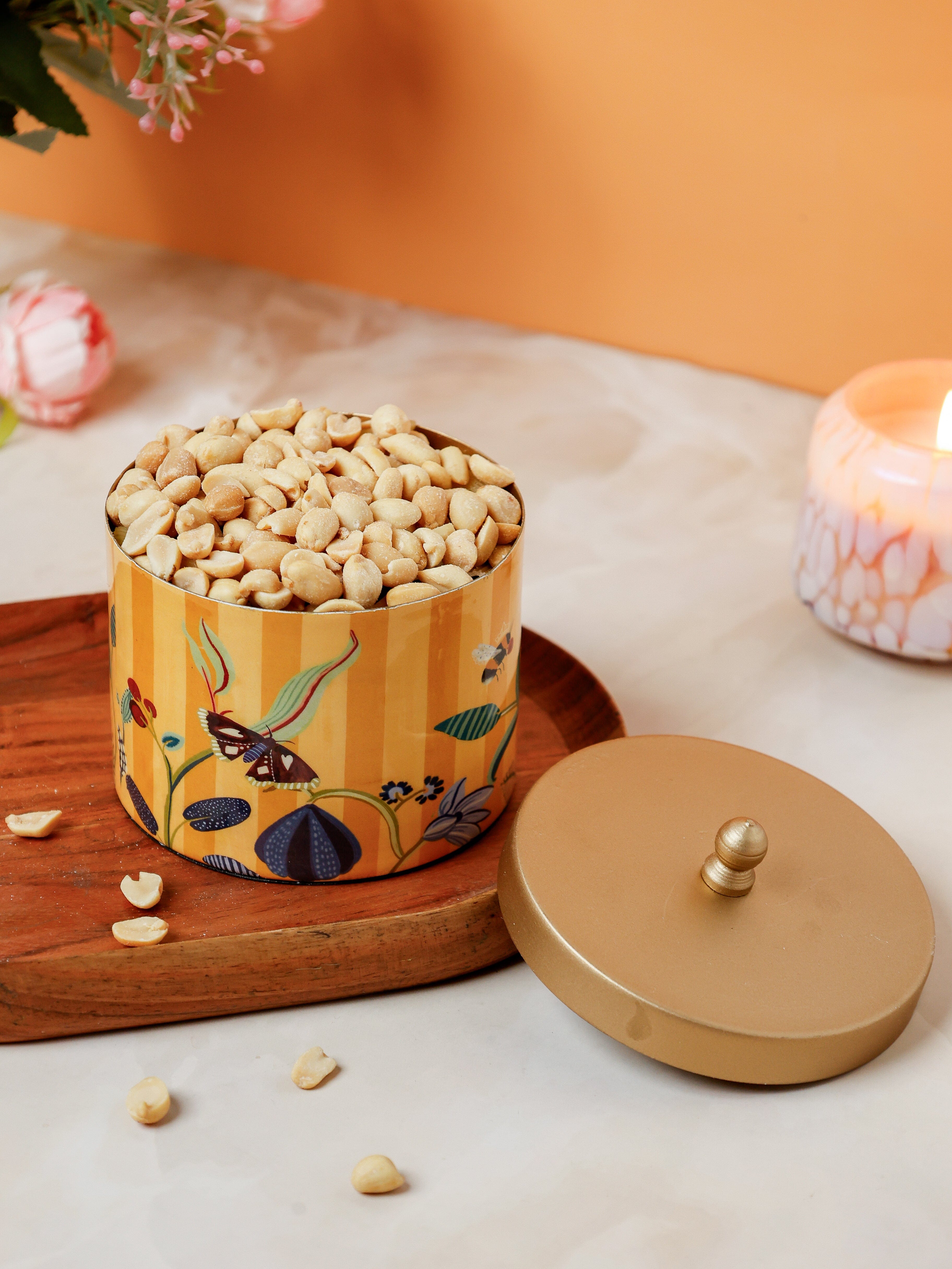 Bloom Room Metal Canister - Yellow