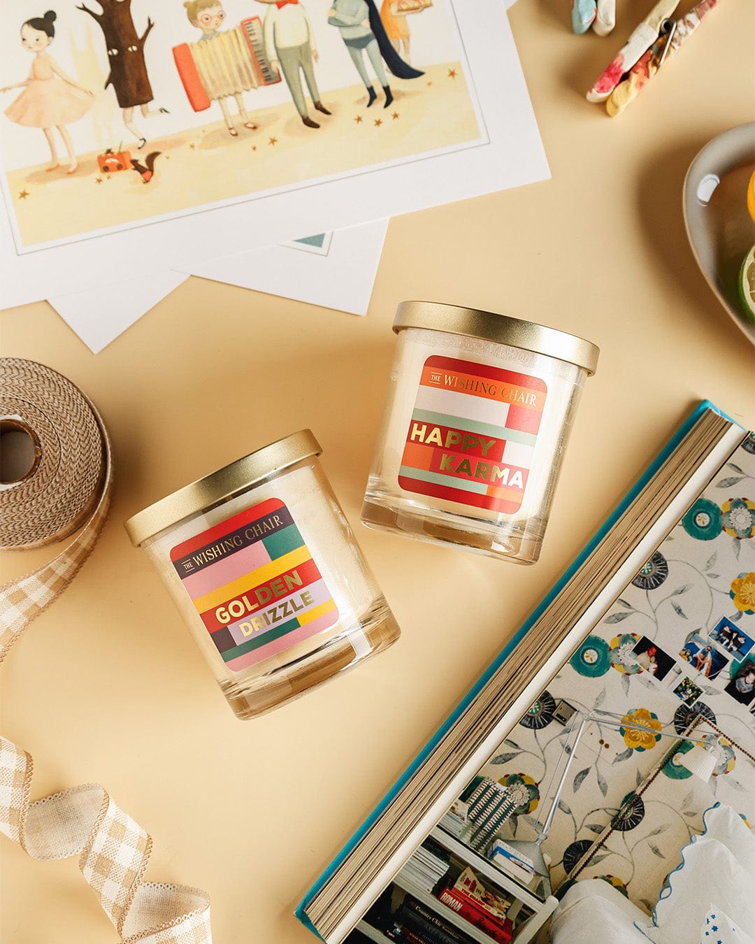 Golden Drizzle Soy Wax Jar Candle - 200g