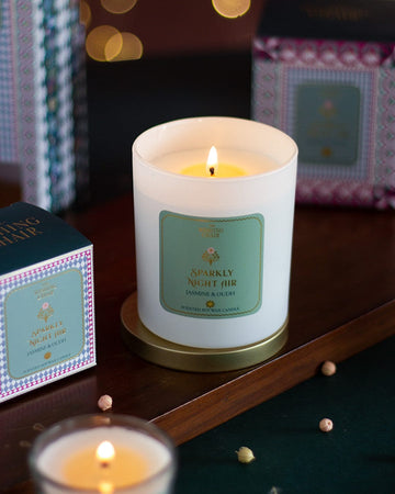 Sparkly Night Air Soy Wax Jar Candle - 200 g