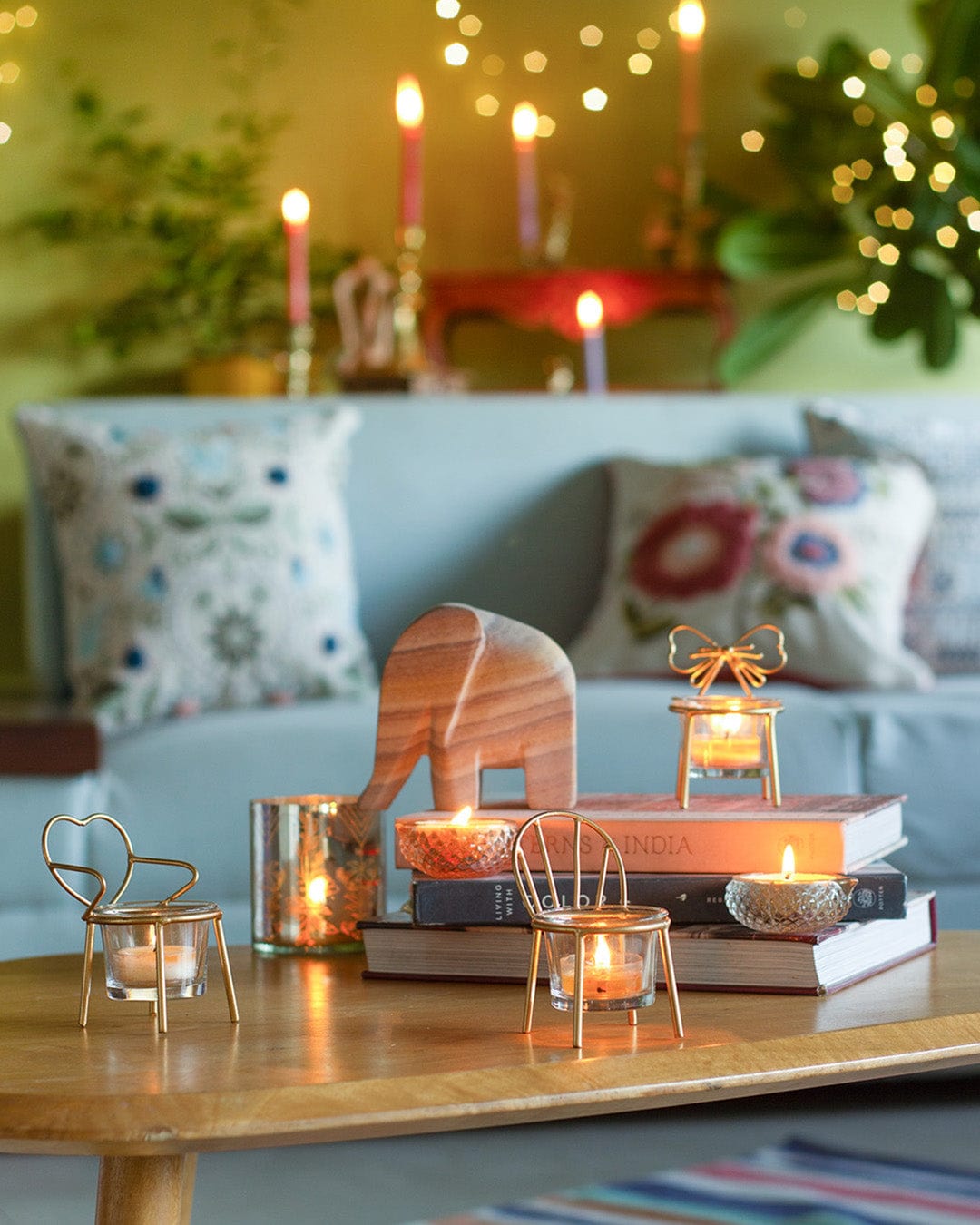 Whimsical Chairs Tealight Holders - Set of 3