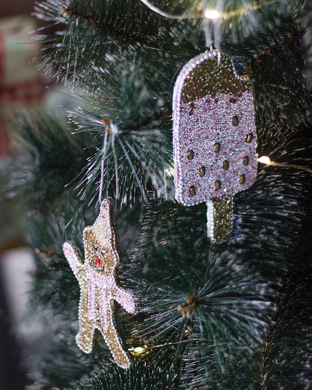It's Pink Christmas Ornaments - Set of 2