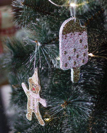 It's Pink Christmas Ornaments - Set of 2