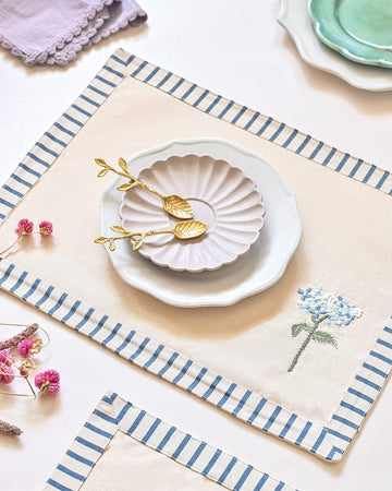 Escape in Blue Table Mat - Set Of 4