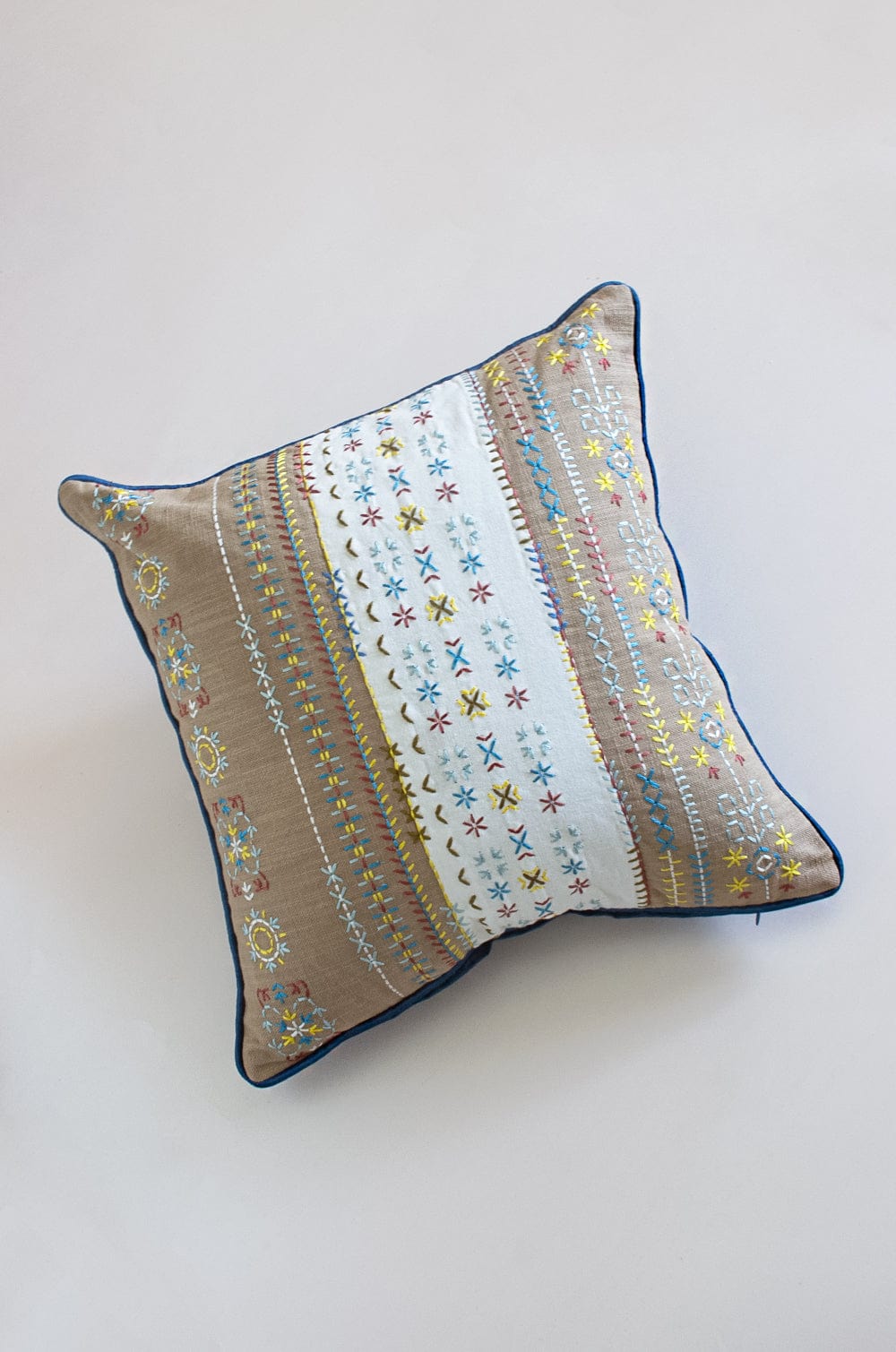 Solana Embroidered Cushion Cover