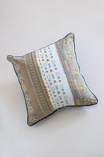 Solana Embroidered Cushion Cover