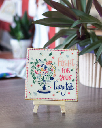 Fairytale Tile Decor & Stand