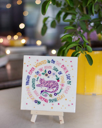 On the Other Side Tile Decor & Stand