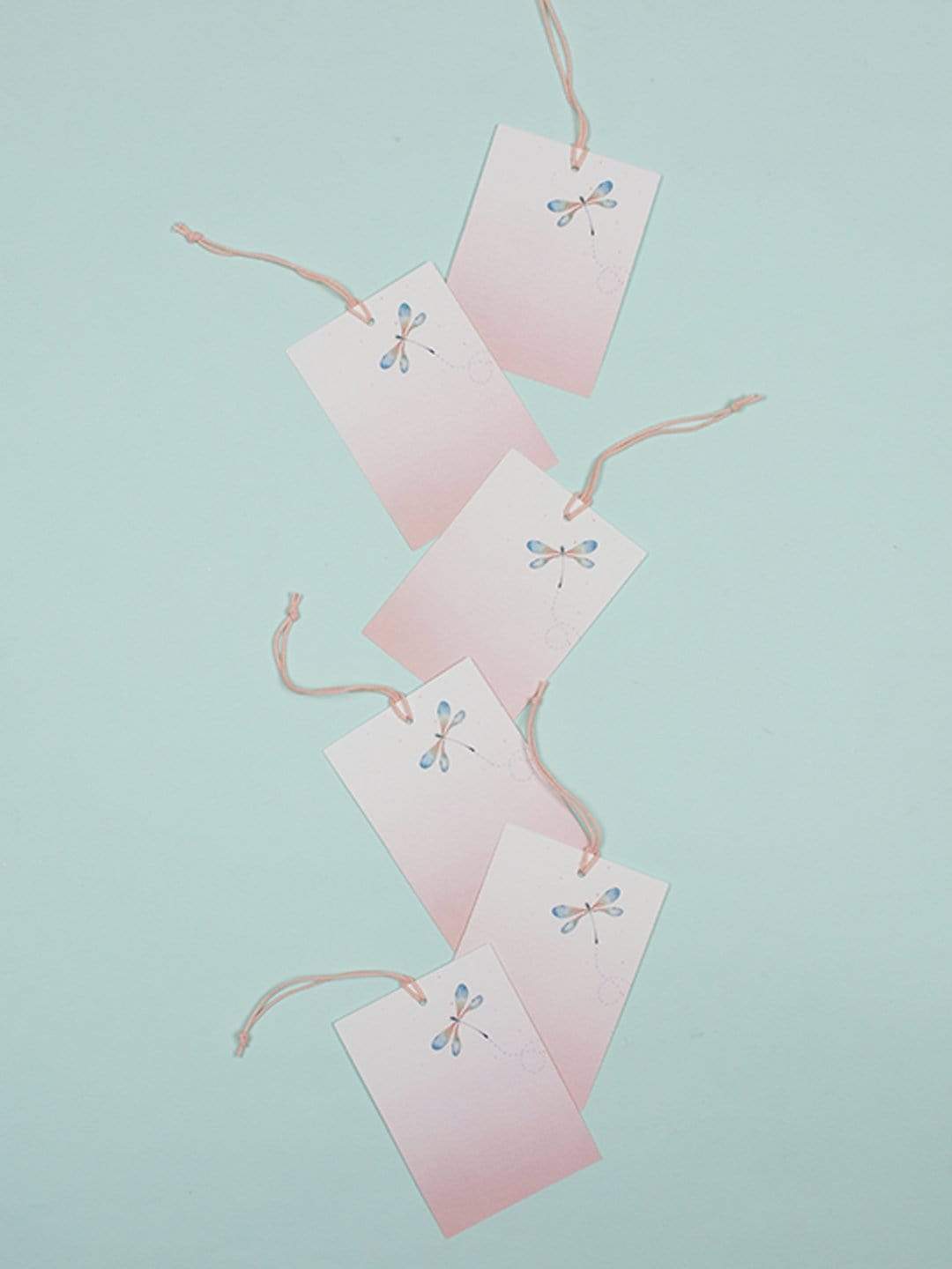 Dragonfly Tags -set Of 6