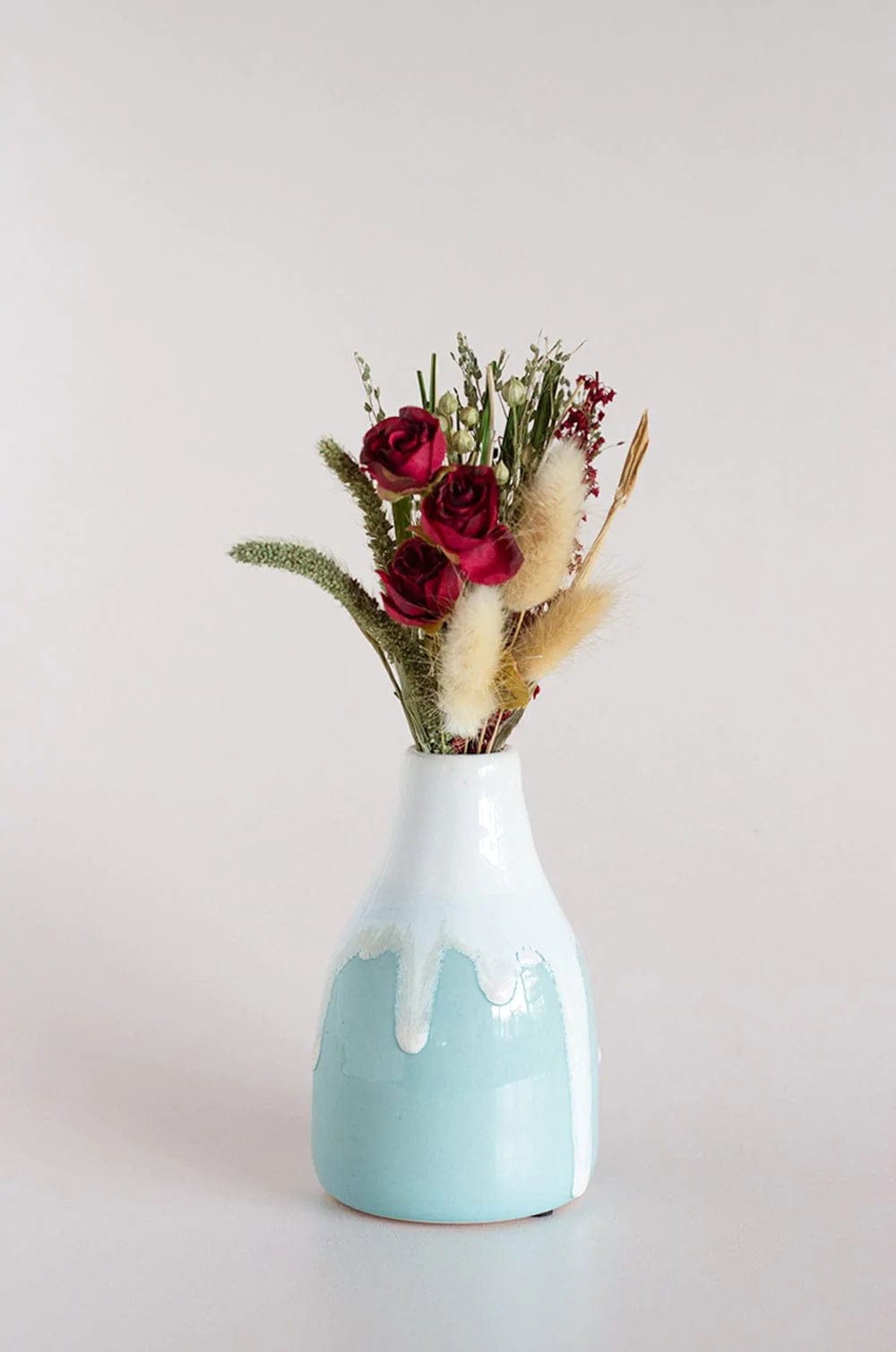 Rose Emerald Bouquet with vase