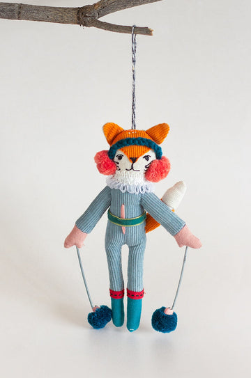 Ski Queen Christmas Ornament