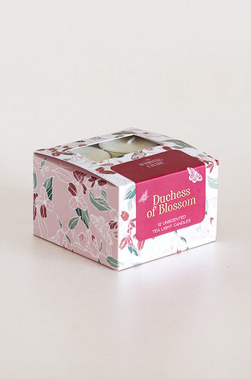Duchess Of Blossom unscented Tea-light Candles - Set Of 12