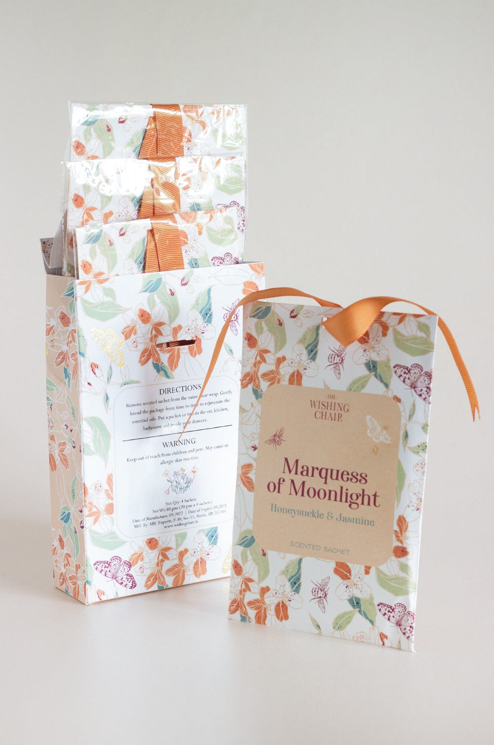 Marquess Of Moonlight Scented Sachet  - Set Of 4