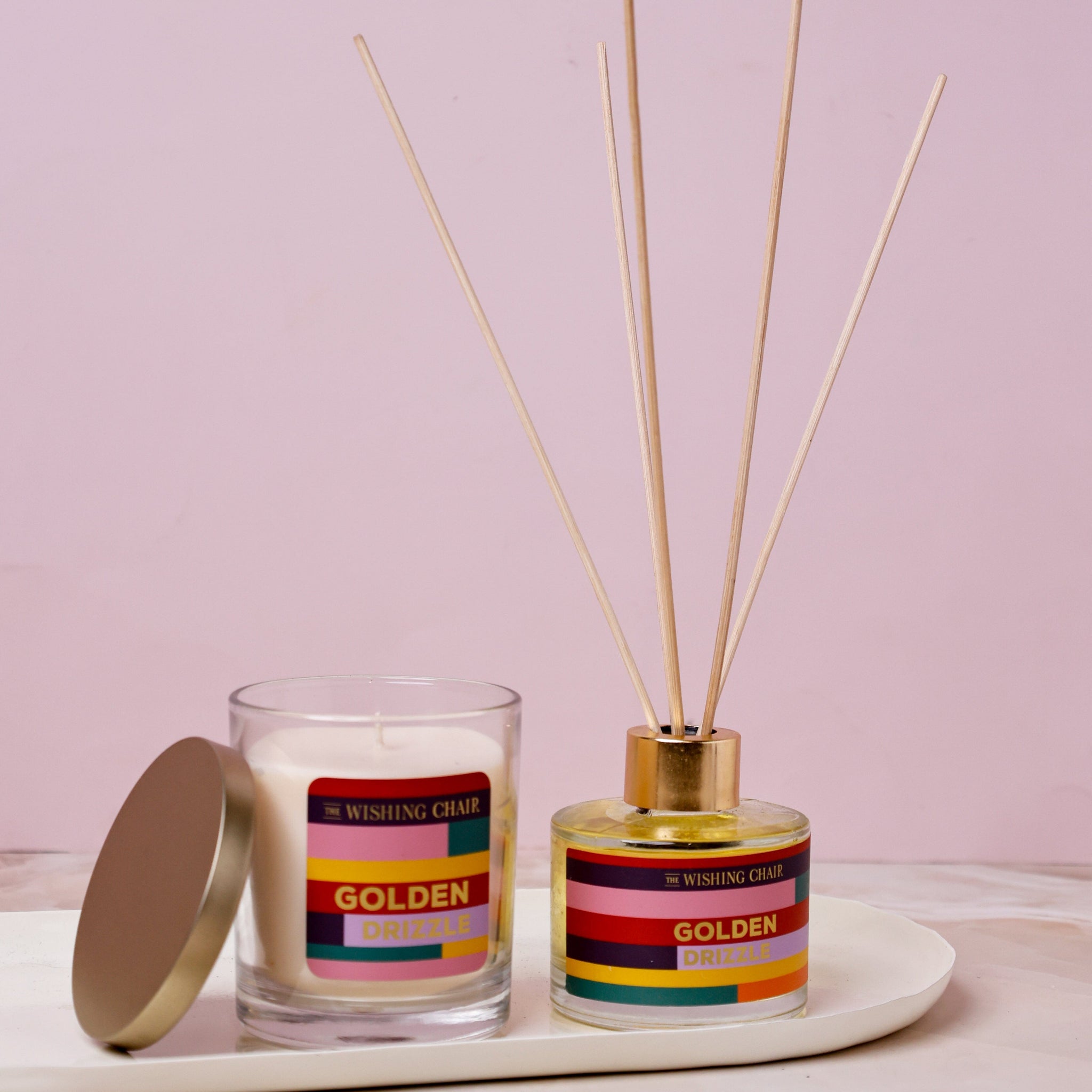 Golden Drizzle Collection - Set of 2