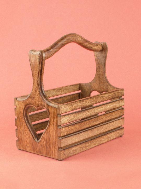 Heart Handle Basket