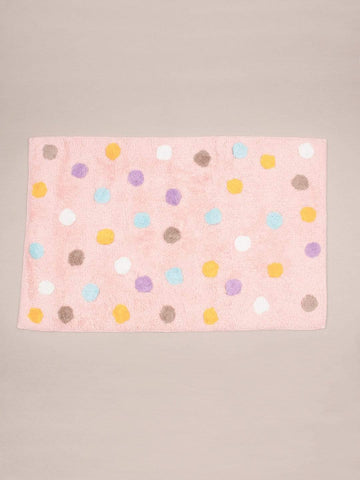 Hello Polka Dots Cotton Bathmat