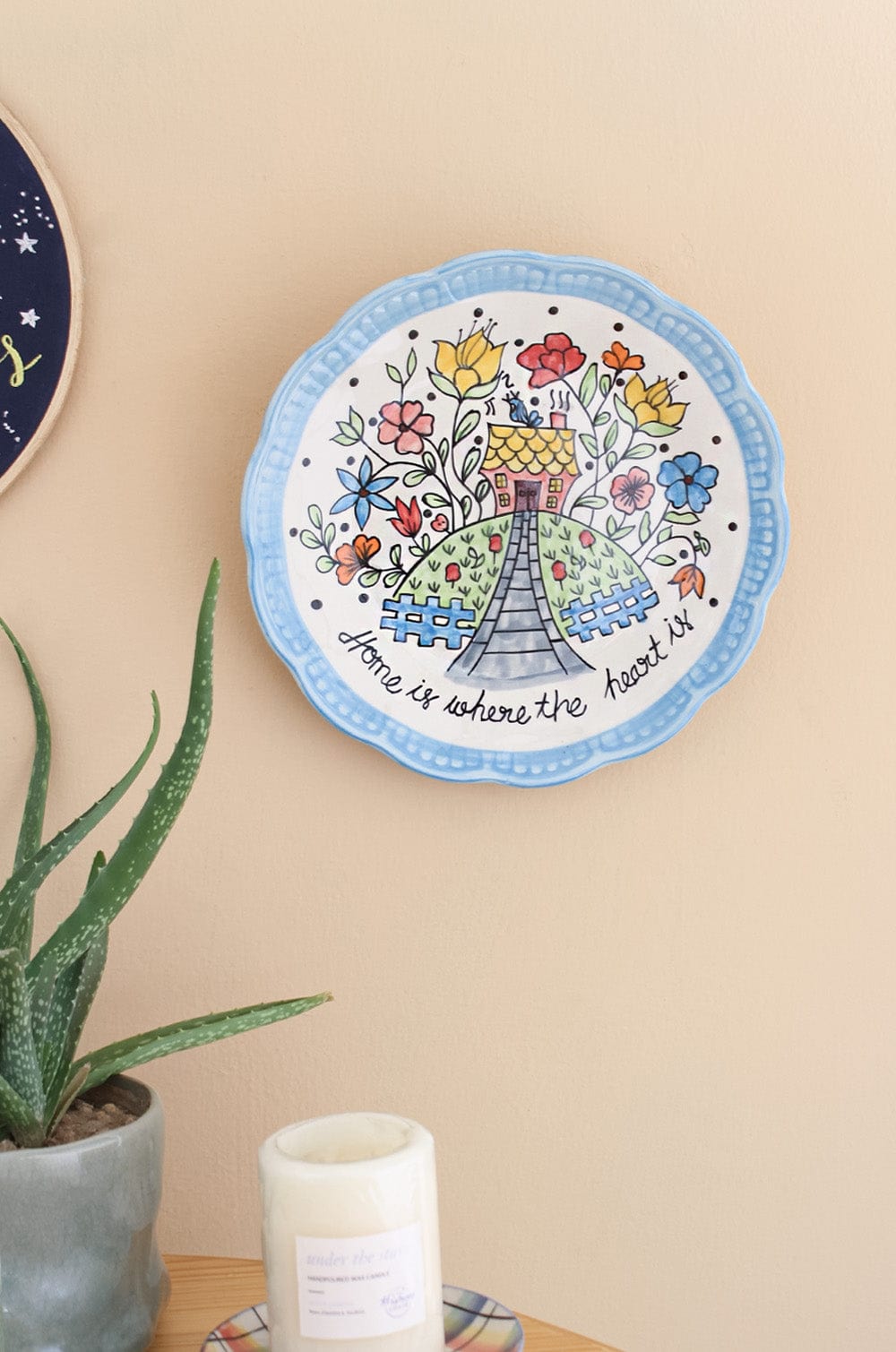 Home Is Where Heart Is Wall Plate