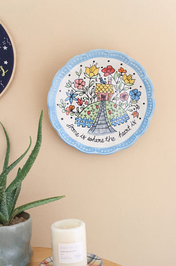 Home Is Where Heart Is Wall Plate