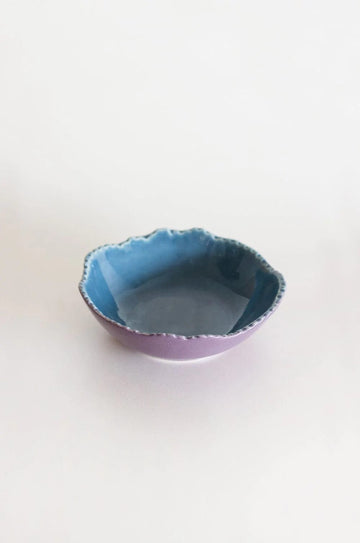 Iris Ceramic Scalloped Bowl - Small
