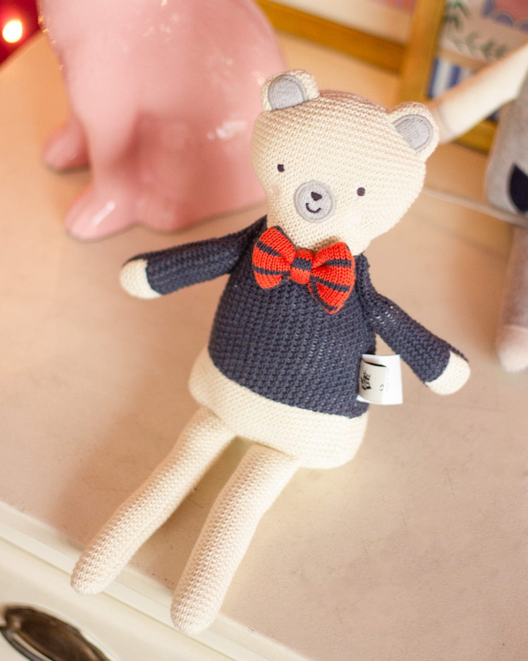 Cuddles Knitted Cotton Toy