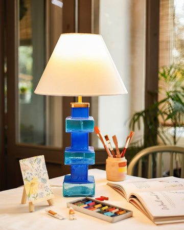 Radiance Glass Lamp with Shade