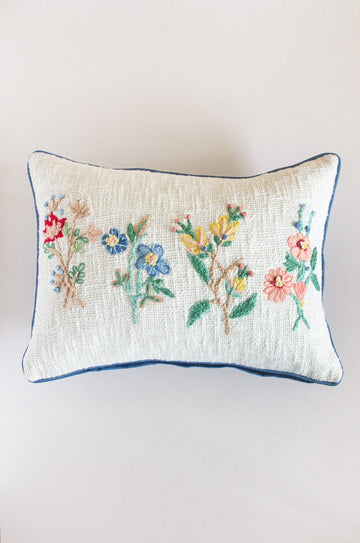 Micah Embroidered Cushion Cover - 14 Inch X 20 Inch Regular price