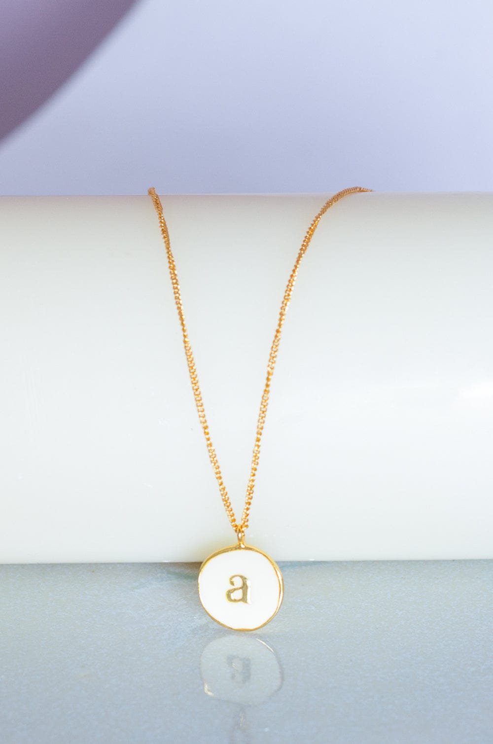 Monogram Pendant with Necklace