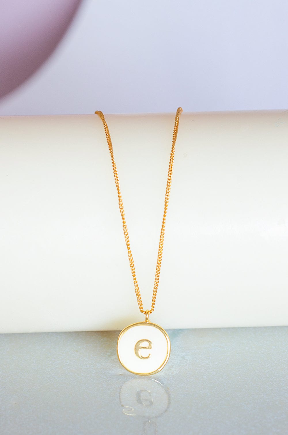 Monogram Pendant with Necklace