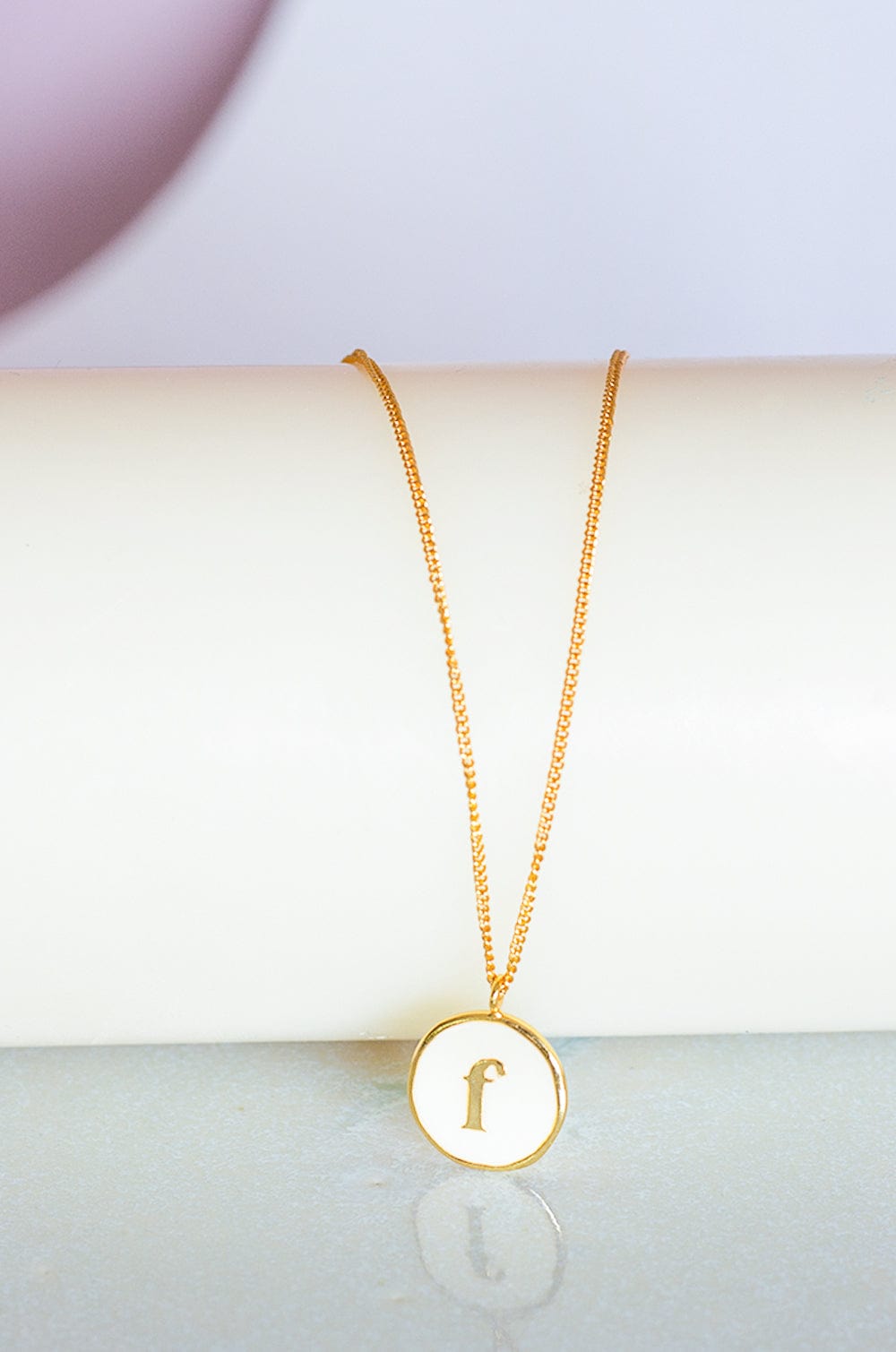 Monogram Pendant with Necklace