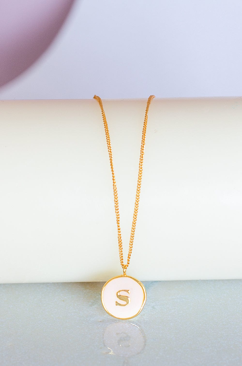 Monogram Pendant with Necklace