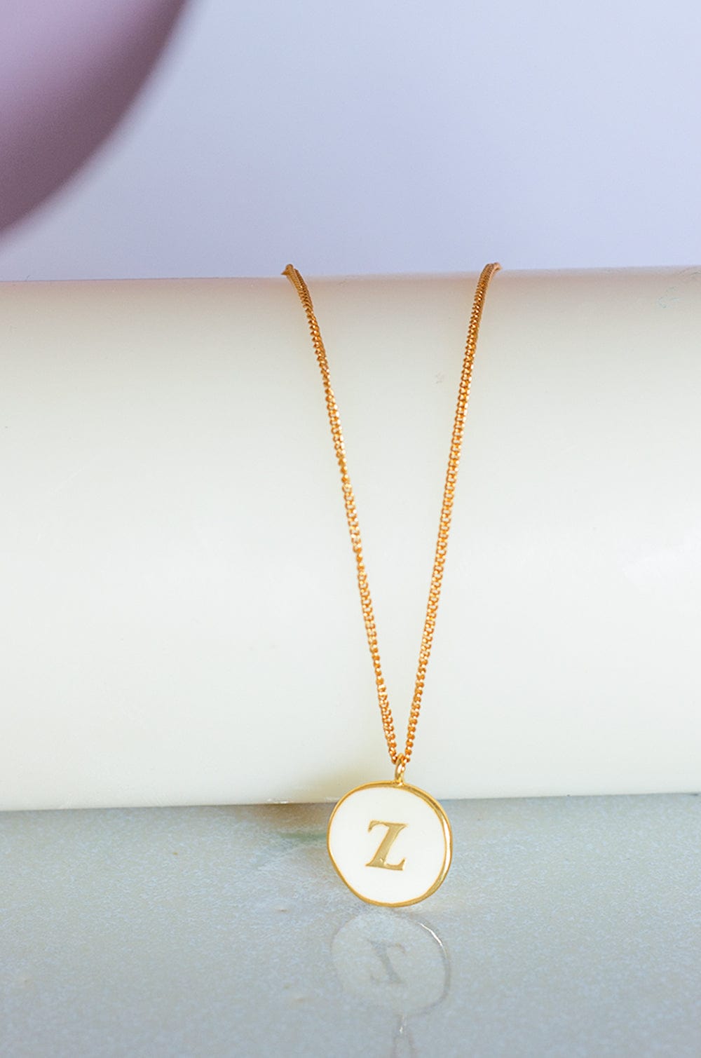 Monogram Pendant with Necklace