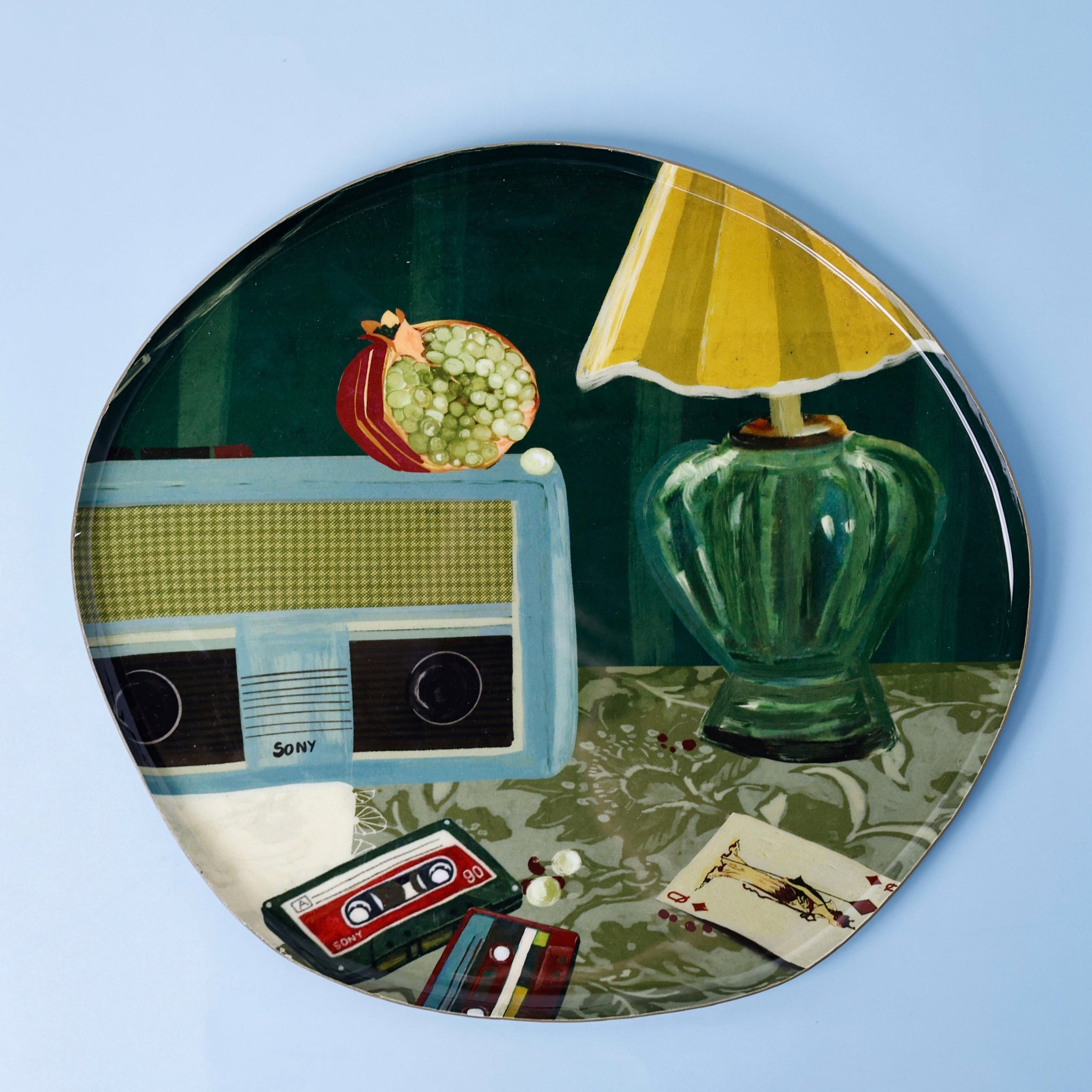 Retro Beat Metal Wall Plate