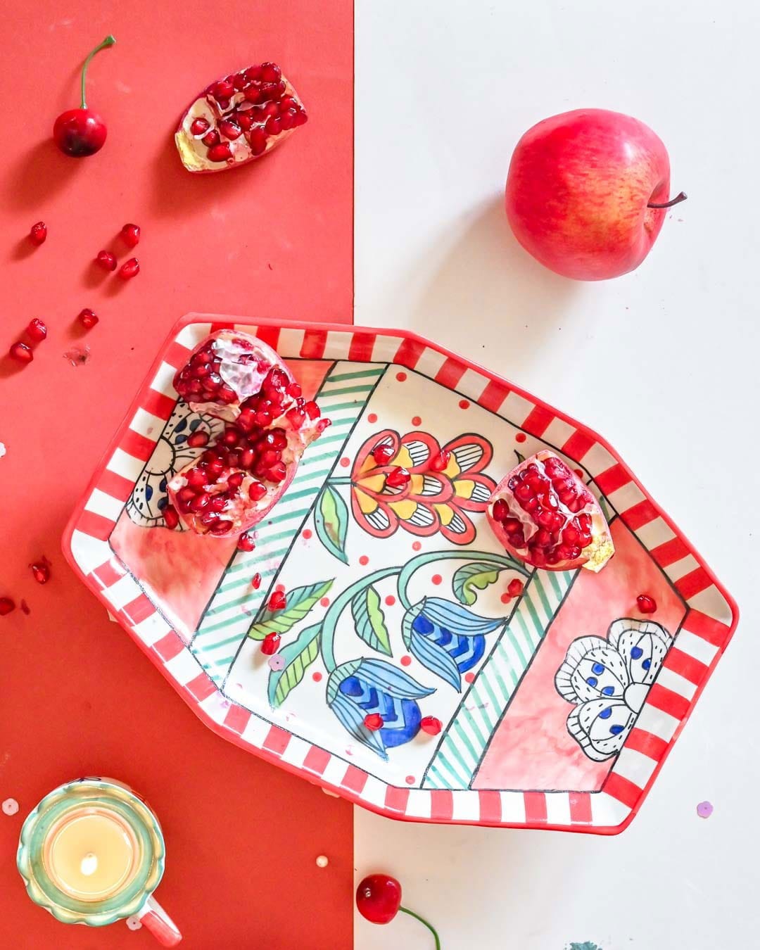 Bella's Blue Bells  Platter