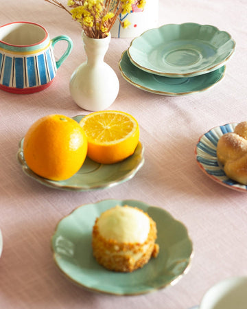 Royal Karenina Ceramic Snacks Plate Set of 4