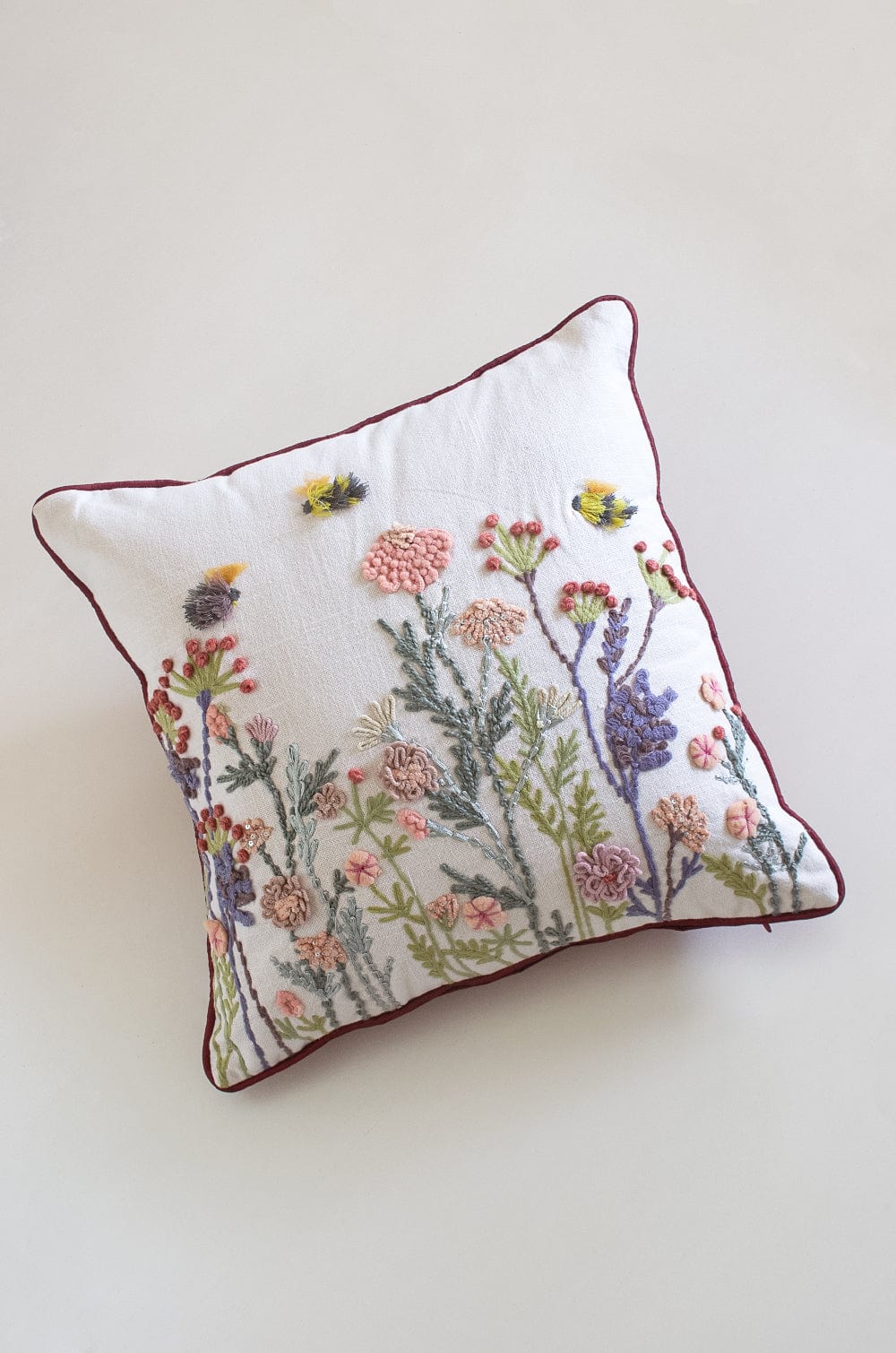 Adwita Embroidered Cushion Cover